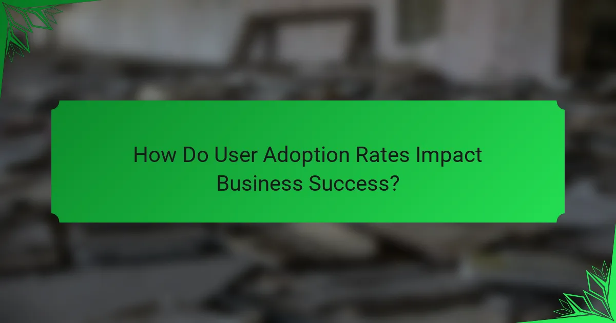 How Do User Adoption Rates Impact Business Success?