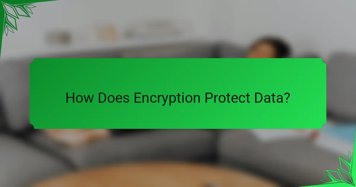 How Does Encryption Protect Data?